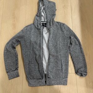 Figs Light‎ Gray Knit Hoodie